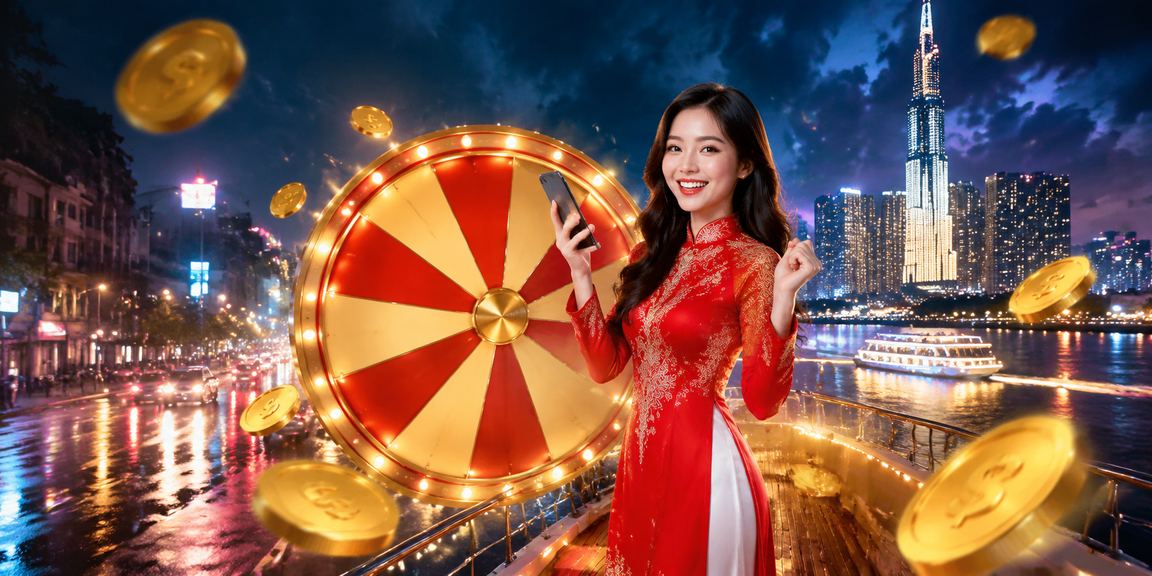 Phụ nữ mặc áo dài tham gia sự kiện may mắn tại TP. Hồ Chí Minh với không khí lễ hội rực rỡ