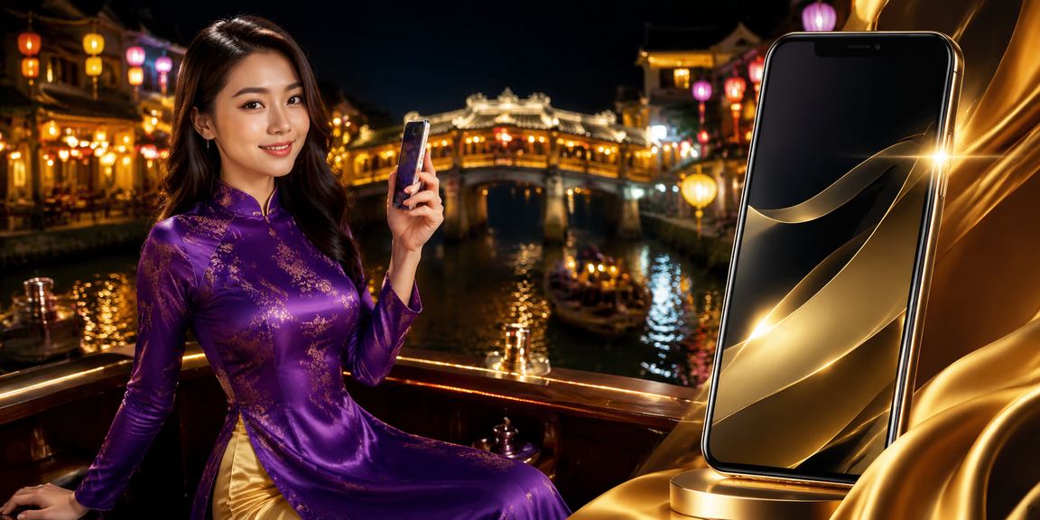 Phụ nữ mặc áo dài tại Hội An trong không gian văn hóa truyền thống và hiện đại kết hợp