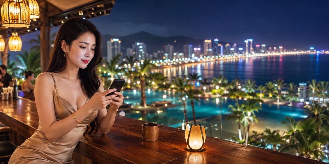 Người dùng Việt Nam thư giãn uống cà phê và xem thể thao tại Quy Nhơn