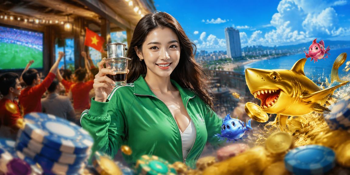 Trò chơi bắn cá sôi động tại Vũng Tàu kết hợp với văn hóa cà phê Việt Nam